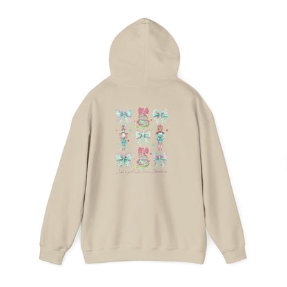 Just a Girl Who Loves Christmas- Whimsical Hooded Sweatshirt