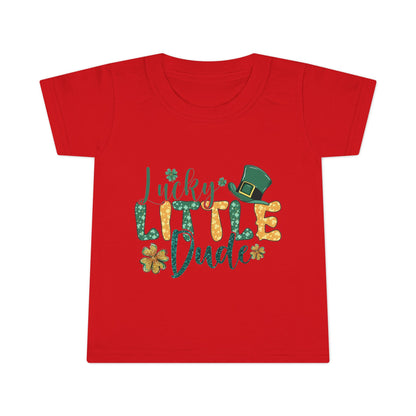 St. Patrick's Day Toddler T-Shirt — Lucky Little Dude Graphic Tee