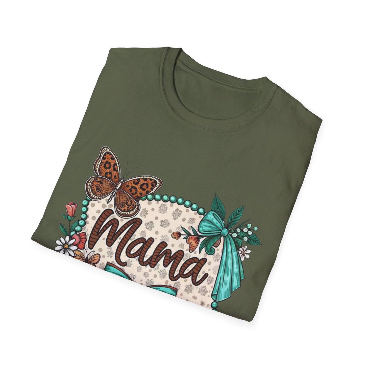 Mama Floral Tee — Boho Butterfly Mother’s Day T-Shirt