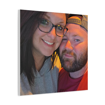 Personalized Stretched Canvas Print, Custom Wall Art, Home Decor, Gift for Couples, Anniversary, Homewarming