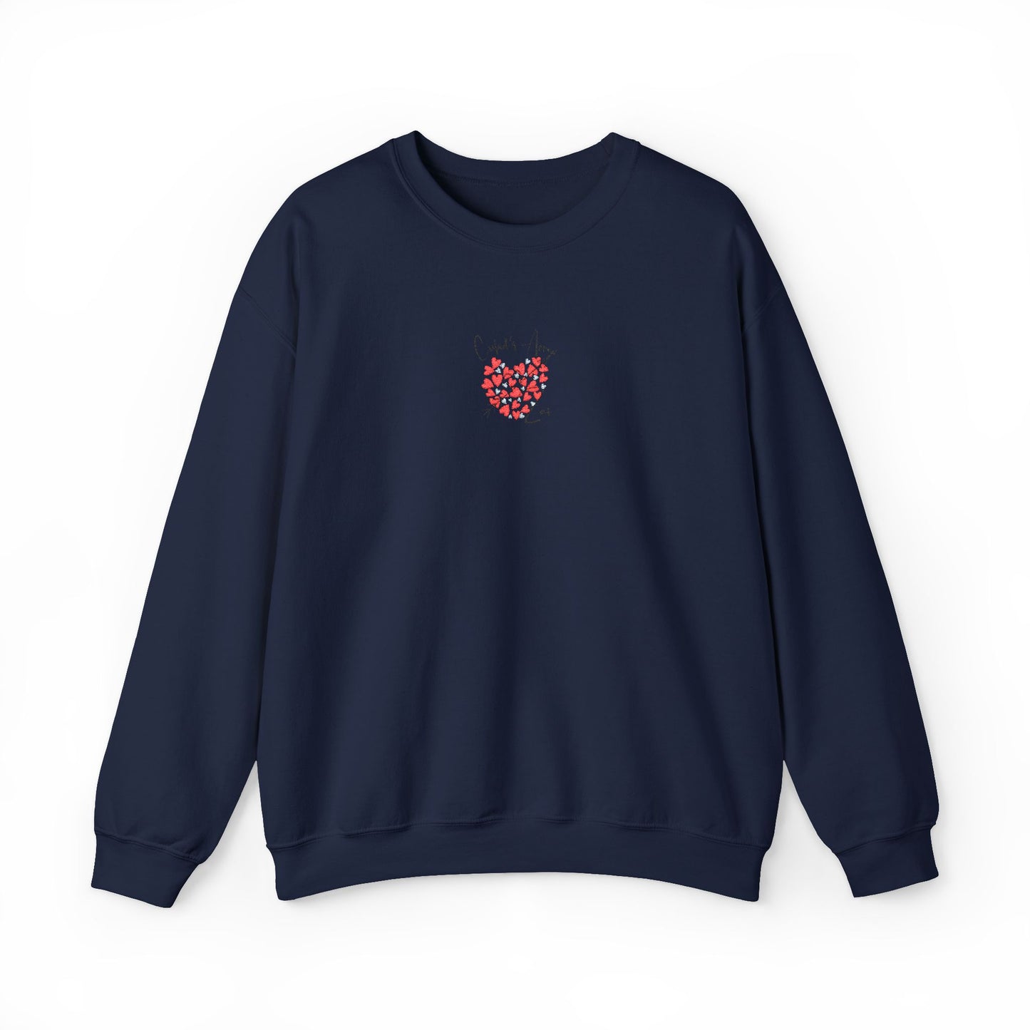 Embroidered Cupid's Arrow Merch-  Crewneck Sweatshirt