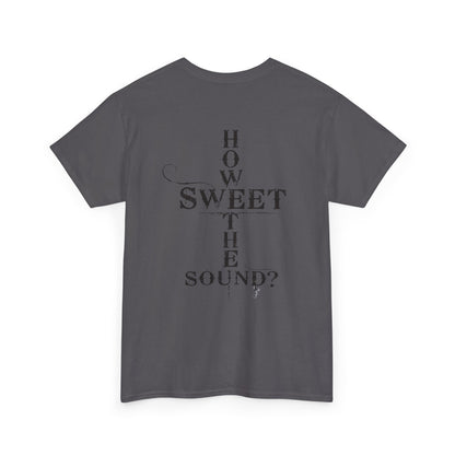 T‑Shirt — “Amazing Grace” Cross Design / “How Sweet the Sound?” Inspirational Gospel Tee