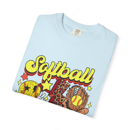 Softball Mama T-Shirt — Retro Softball Mom Graphic Tee
