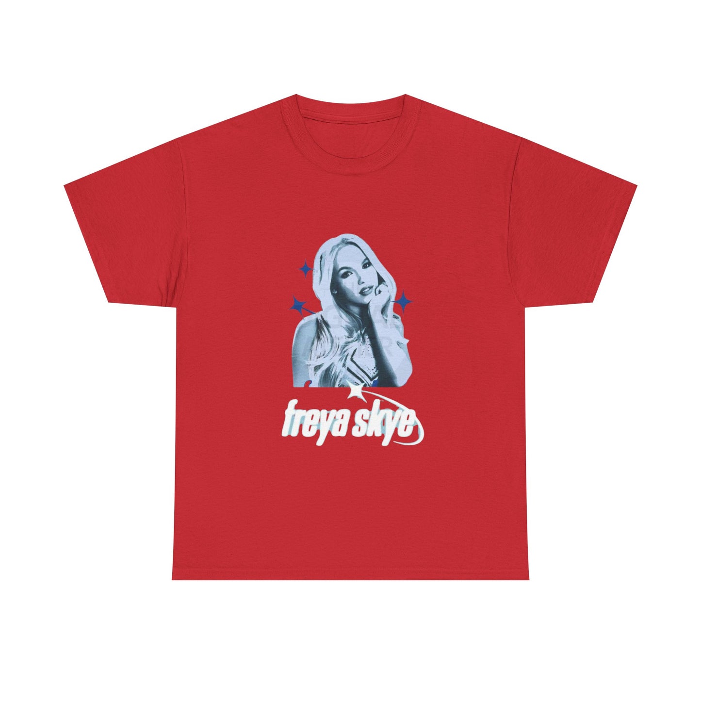 Freya Skye Graphic Tee — Retro Pop Star Portrait Shirt