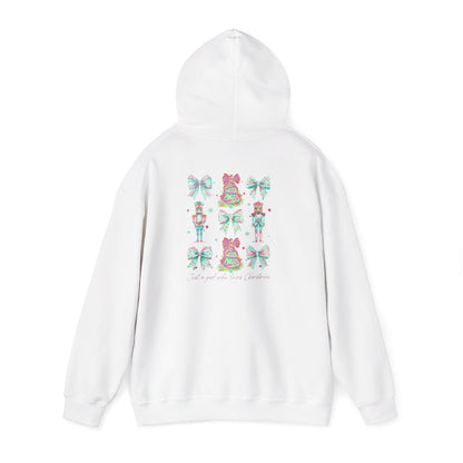 Just a Girl Who Loves Christmas- Whimsical Hooded Sweatshirt