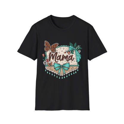 Mama Floral Tee — Boho Butterfly Mother’s Day T-Shirt