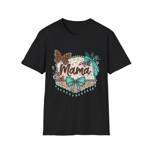Mama Floral Tee — Boho Butterfly Mother’s Day T-Shirt