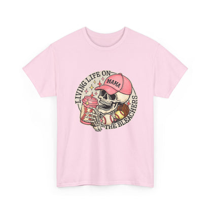 Living Life SPORTS MOM Skull Tee — Mama Cap Vintage Surf School Shirt
