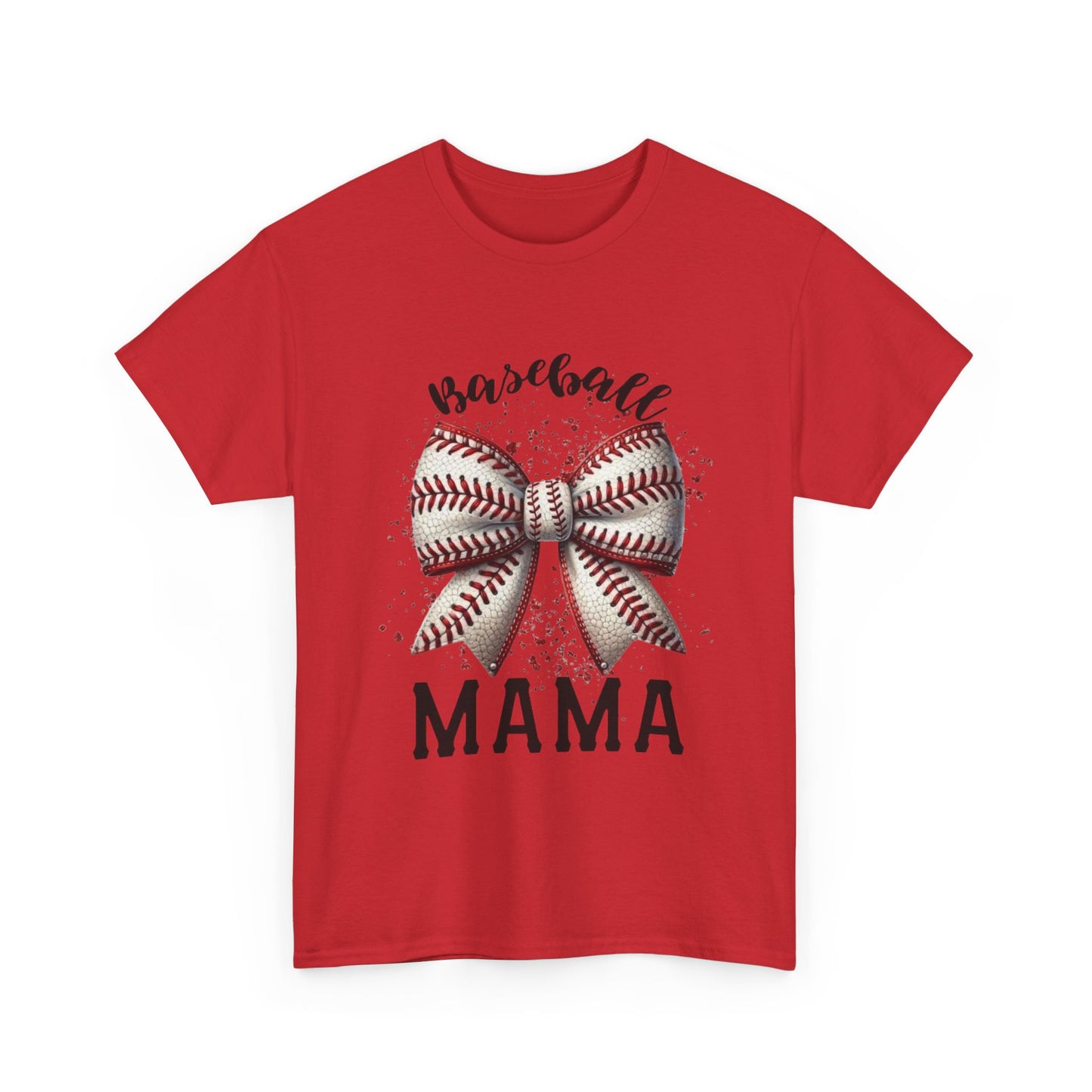 Baseball Mama T-Shirt – Mom Bow Soft Cotton Tee