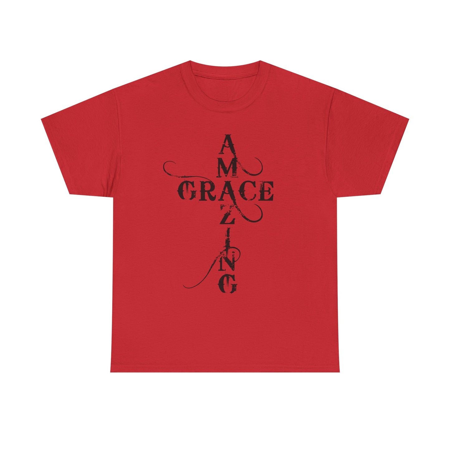T‑Shirt — “Amazing Grace” Cross Design / “How Sweet the Sound?” Inspirational Gospel Tee