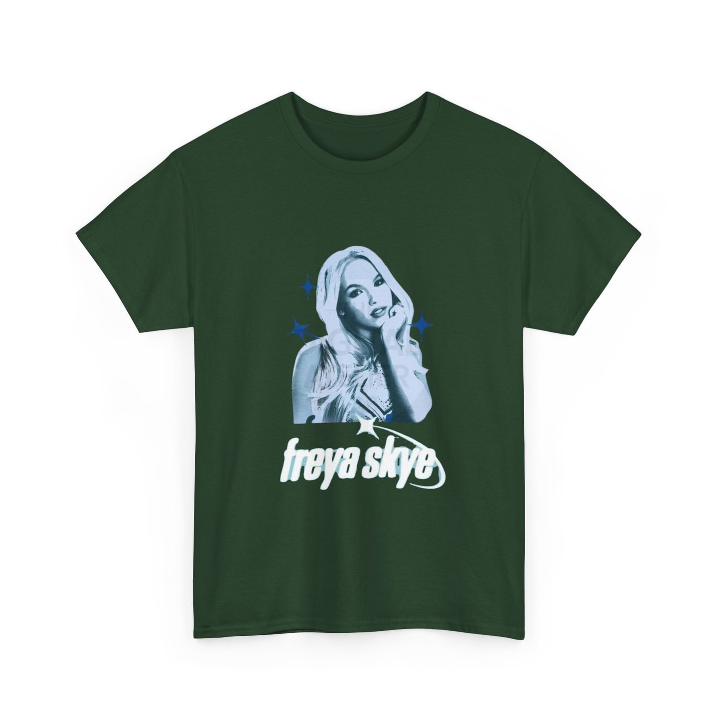 Freya Skye Graphic Tee — Retro Pop Star Portrait Shirt