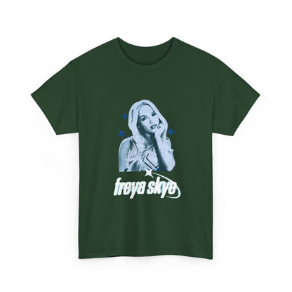 Freya Skye Graphic Tee — Retro Pop Star Portrait Shirt