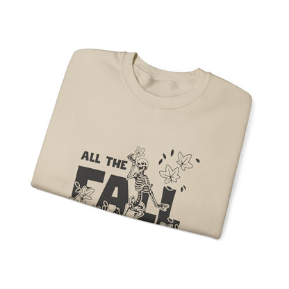 Fall Vibes Crewneck Sweatshirt, ALL THE FALL THINGS.