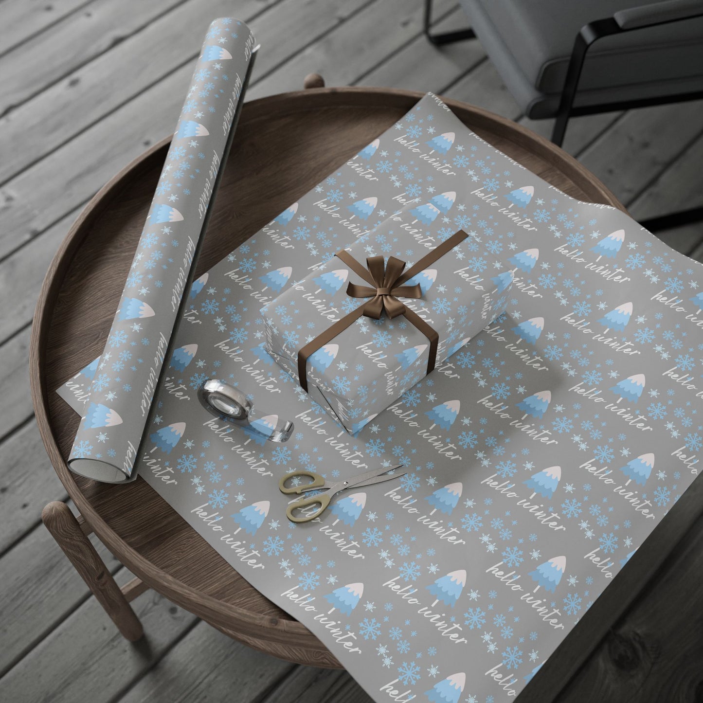 Winter Wonderland Elegant Gift Wrapping Paper for All Occasions