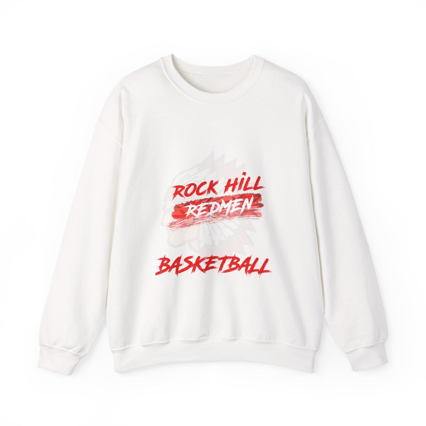 Rock Hill Redmen Basketball Crewneck Sweatshirt