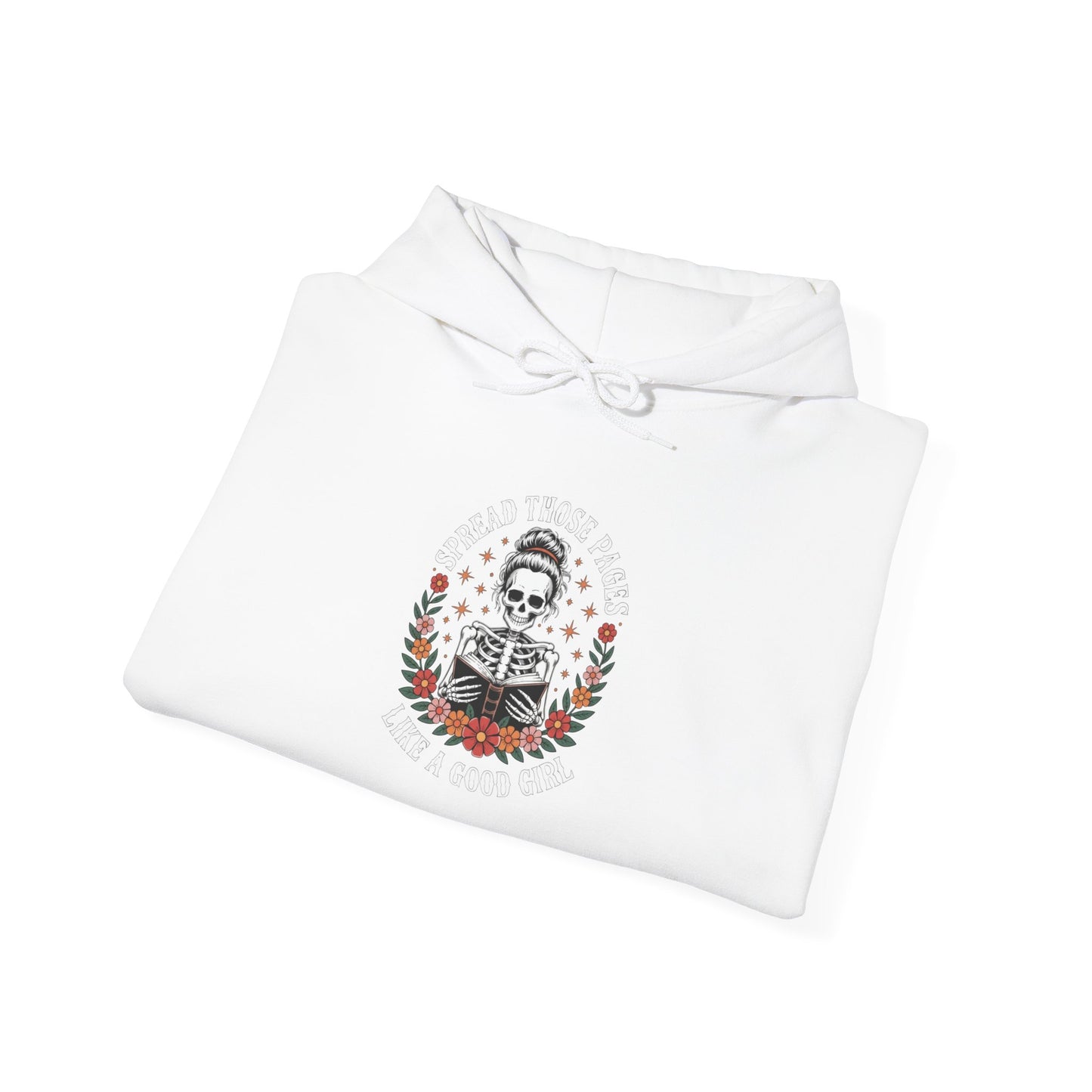 Day of the Dead Sugar Skull Hoodie – Floral Calavera Graphic Sweatshirt