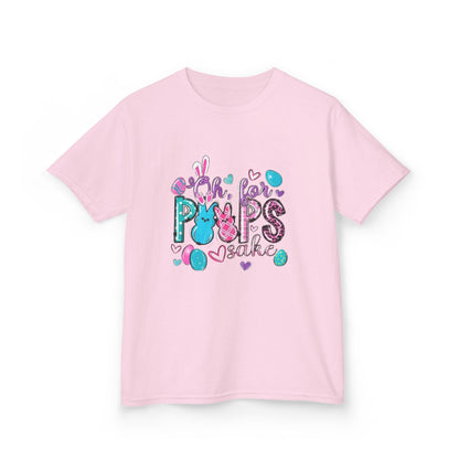 Kids Tee — "Pops" Cute Colorful Bunny Hearts Design (Children’s Graphic T-Shirt)