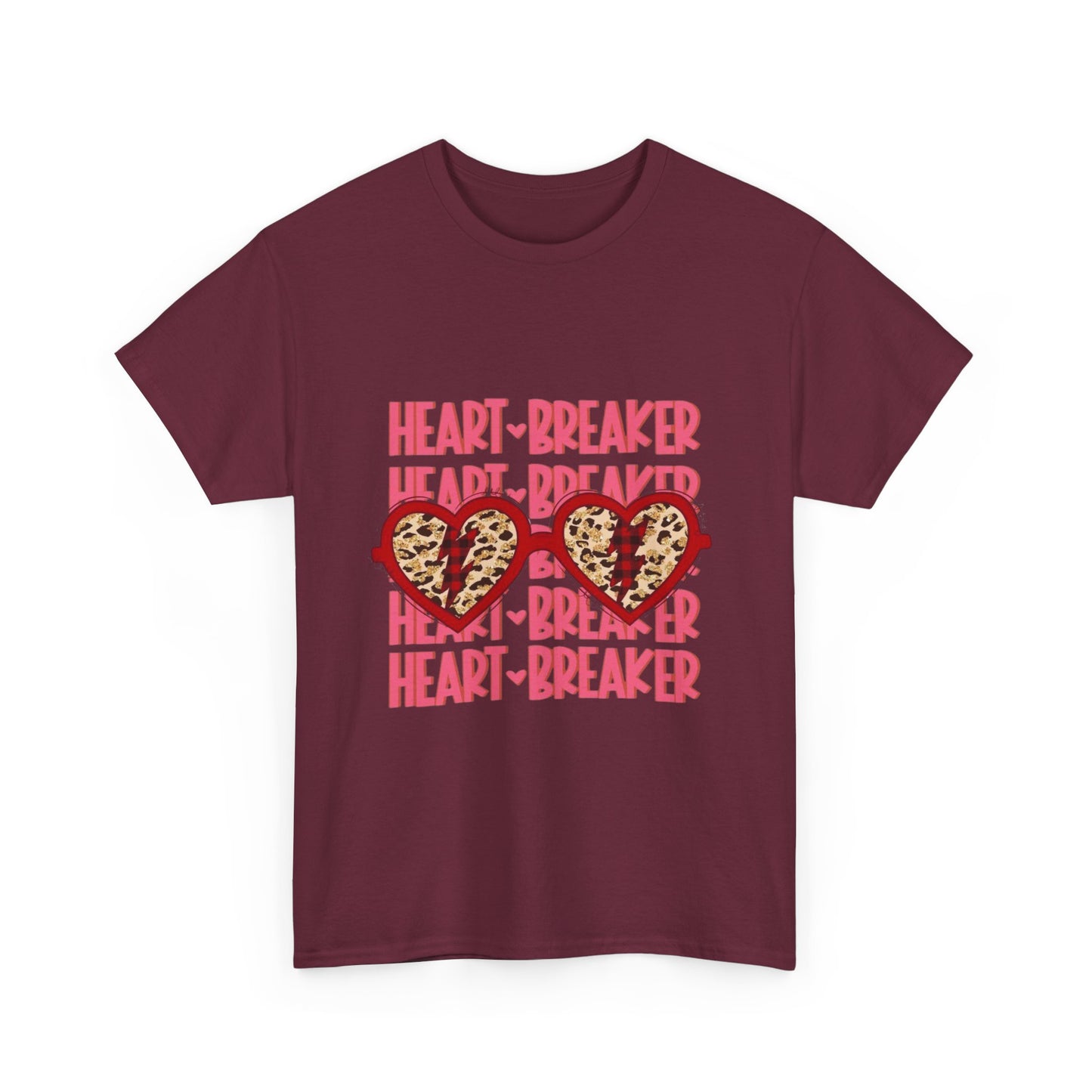 Heartbreaker Leopard Heart Graphic Tee