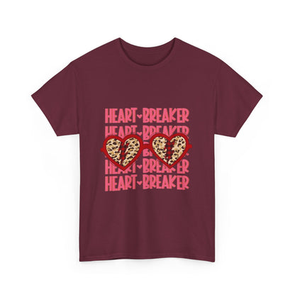 Heartbreaker Leopard Heart Graphic Tee