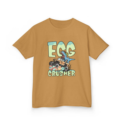 Kids T‑Shirt — 'Egg Crusher' Cartoon Truck Easter Tee