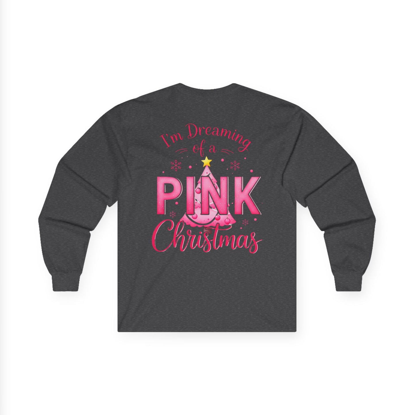 Pink Christmas Unisex Ultra Cotton Long Sleeve Tee