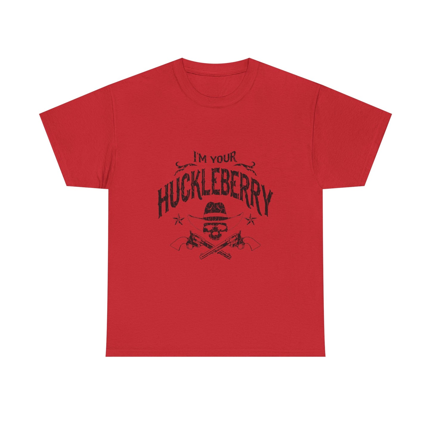 I'm Your Huckleberry T-Shirt — Vintage Western Skull & Pistols Tee