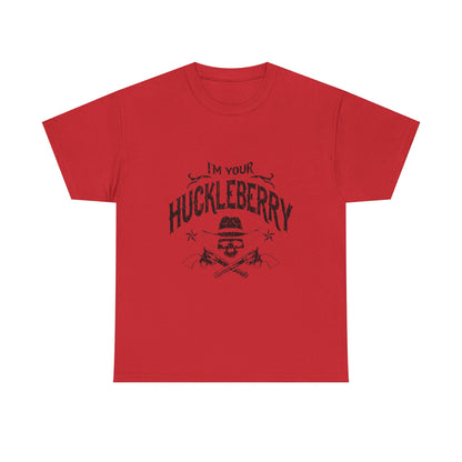 I'm Your Huckleberry T-Shirt — Vintage Western Skull & Pistols Tee