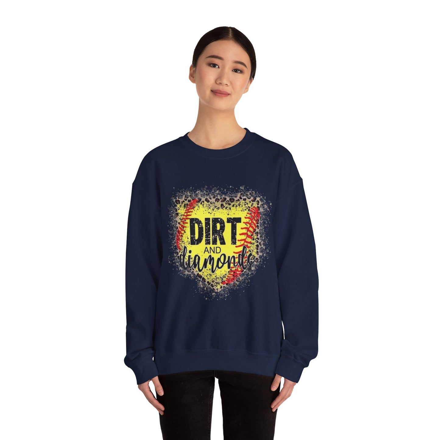 Dirt and Diamonds Sweatshirt — Baseball-Inspired Crewneck for Players & Fans