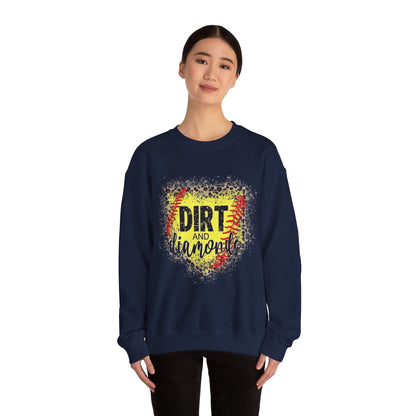 Dirt and Diamonds Sweatshirt — Baseball-Inspired Crewneck for Players & Fans