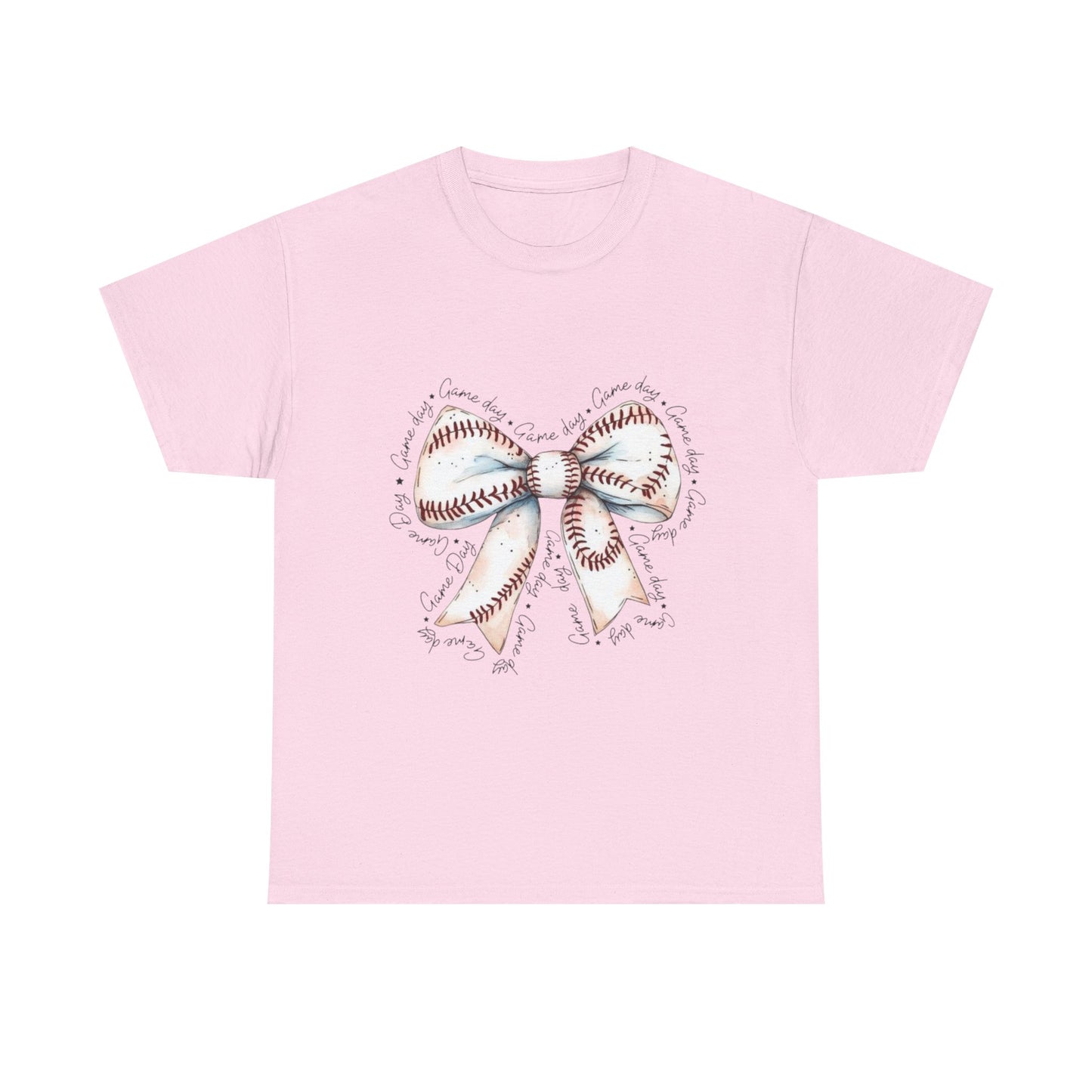 Bow Stitch Tee — Cute Hand-Drawn Ribbon Graphic T-Shirt