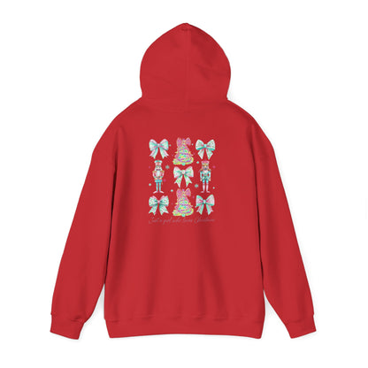 Just a Girl Who Loves Christmas- Whimsical Hooded Sweatshirt