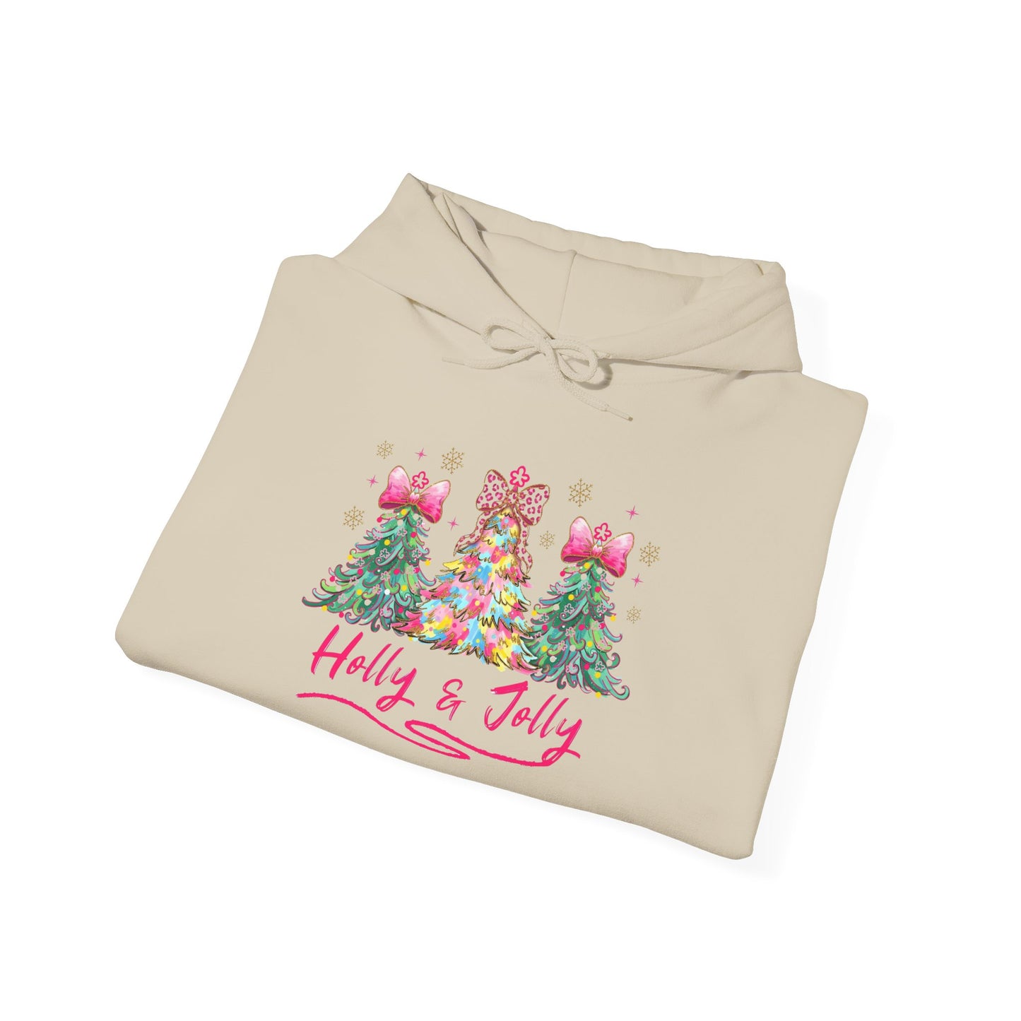 Festive Holly & Jolly Sweatshirt, Unisex Christmas Hoodie, Holiday Gift, Cozy Sweatshirt, Winter Apparel, Casual Wear