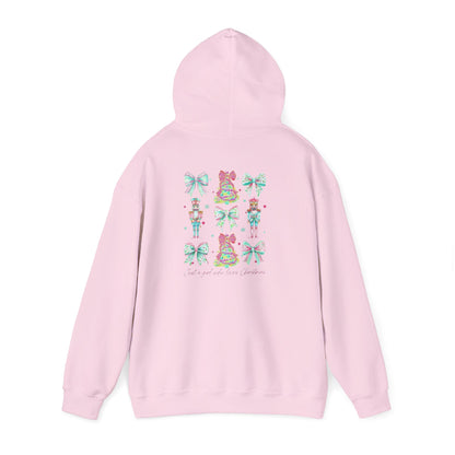 Just a Girl Who Loves Christmas- Whimsical Hooded Sweatshirt