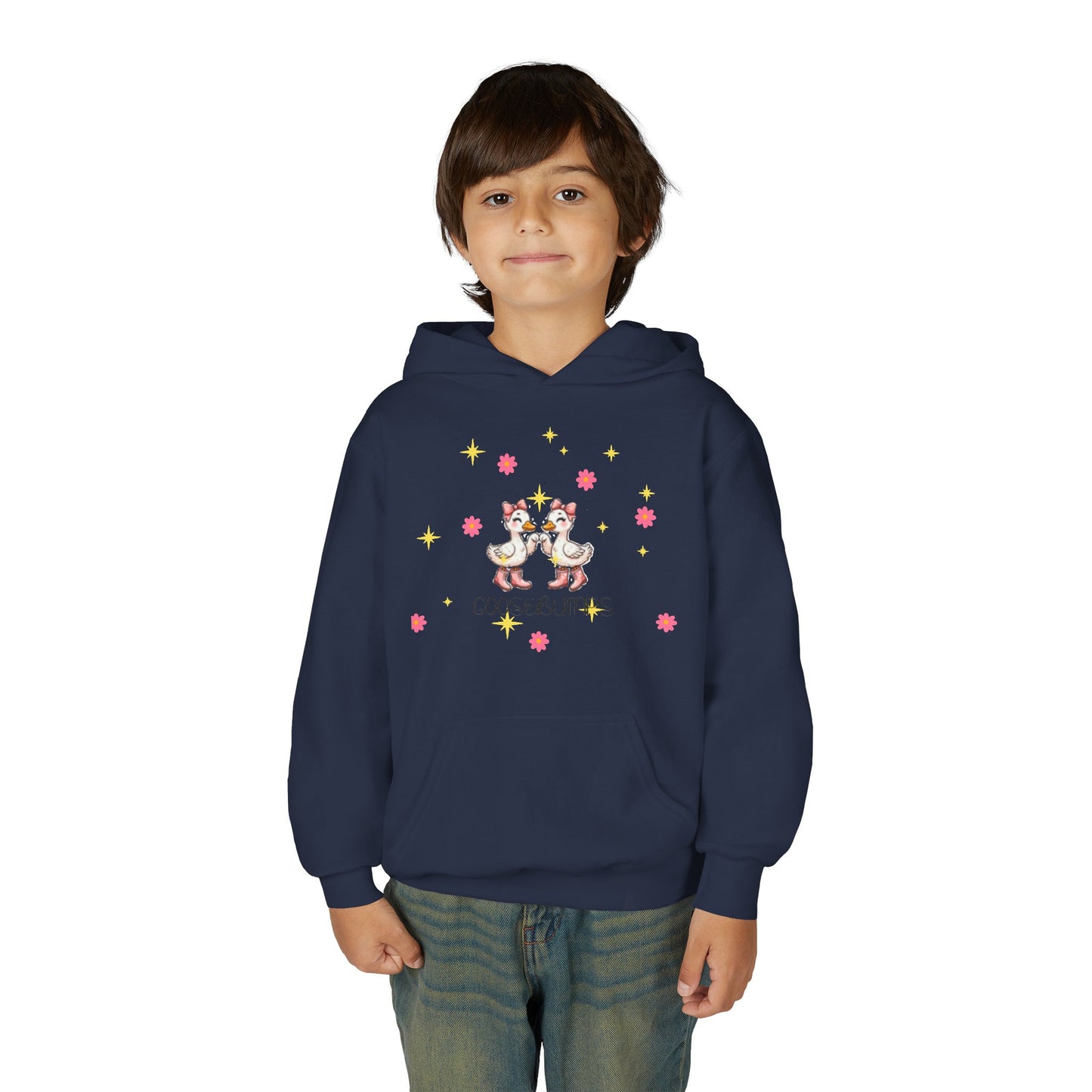 Goose Bumps! Youth Hoodie, Pet Lover Gift, Spring Fashion, Kids Sweatshirt, Birthday Present, Adorable Animal Design