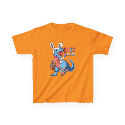 Kids 'Beast of Easter' Dino Bunny T‑Shirt — Cute Easter Dino with Basket