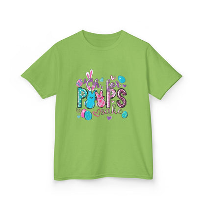 Kids Tee — "Pops" Cute Colorful Bunny Hearts Design (Children’s Graphic T-Shirt)