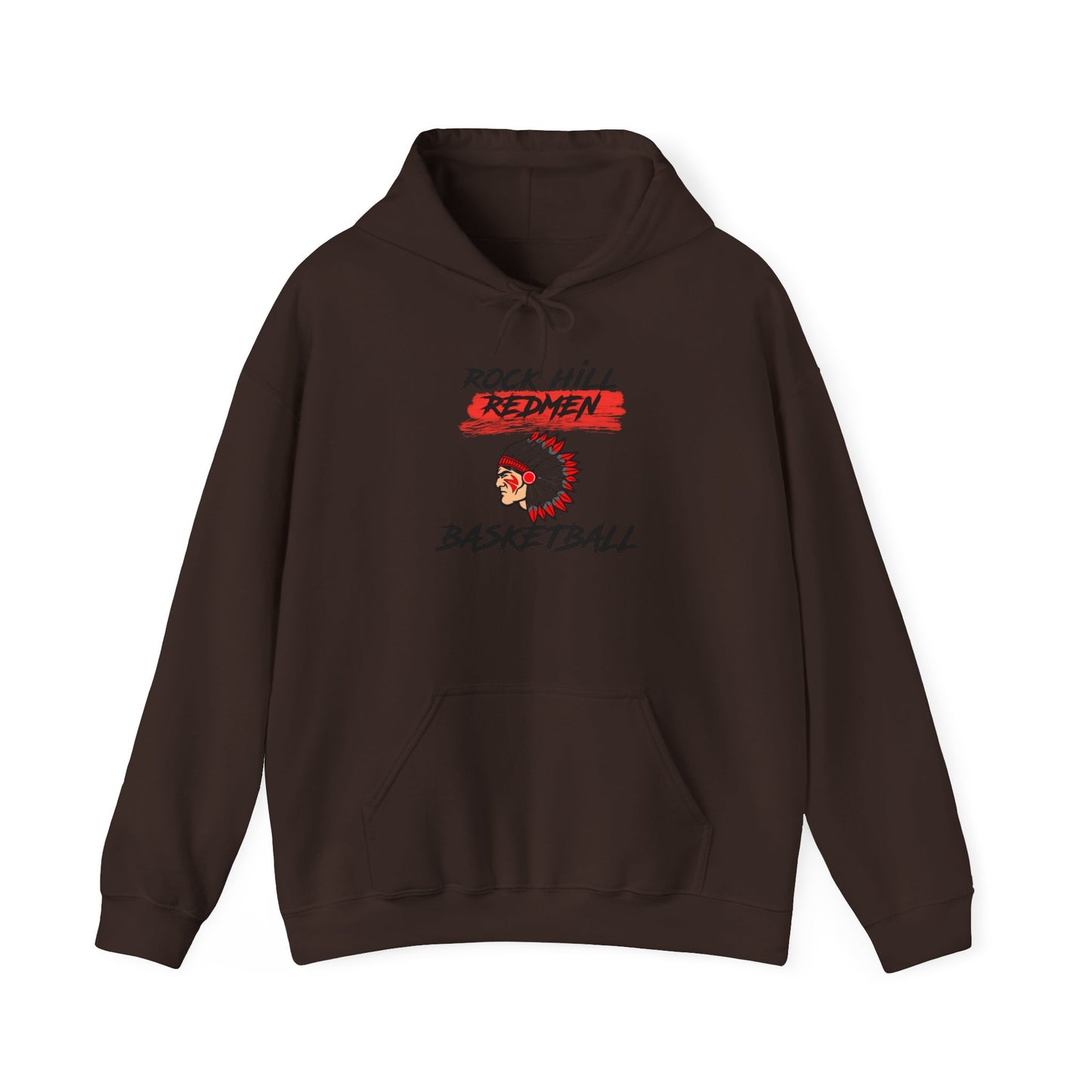 Rock Hill Basketball Hoodie — Rock Hill Basketball Team Logo Pullover