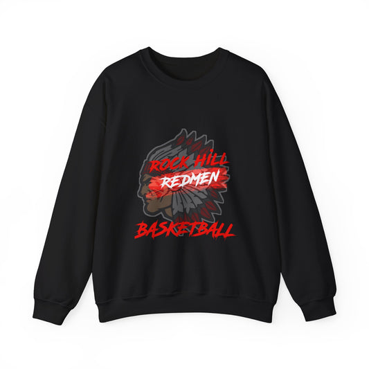 Rock Hill Redmen Basketball Crewneck Sweatshirt