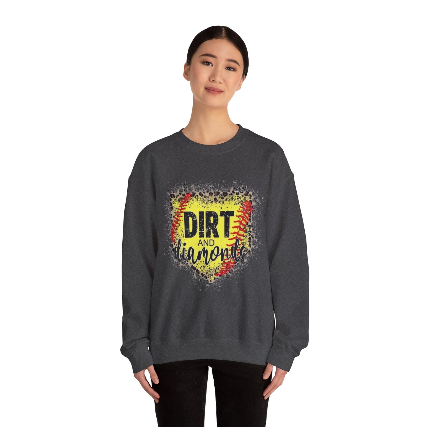 Dirt and Diamonds Sweatshirt — Baseball-Inspired Crewneck for Players & Fans