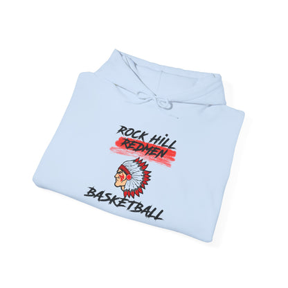 Rock Hill Basketball Hoodie — Rock Hill Basketball Team Logo Pullover