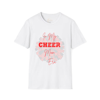 Cheer Mom T‑Shirt — "In My CHEER Mom Era" Pom Pom Graphic Tee