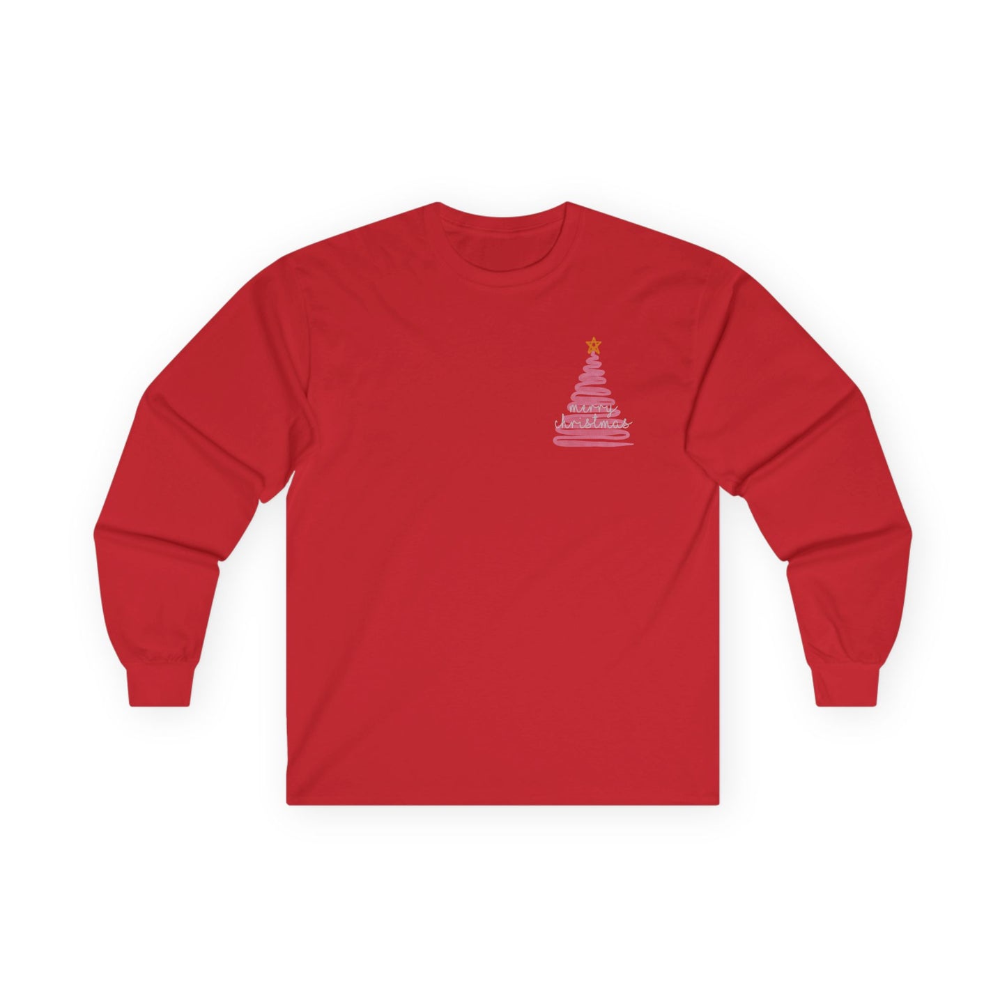 Pink Christmas Unisex Ultra Cotton Long Sleeve Tee