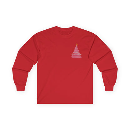 Pink Christmas Unisex Ultra Cotton Long Sleeve Tee