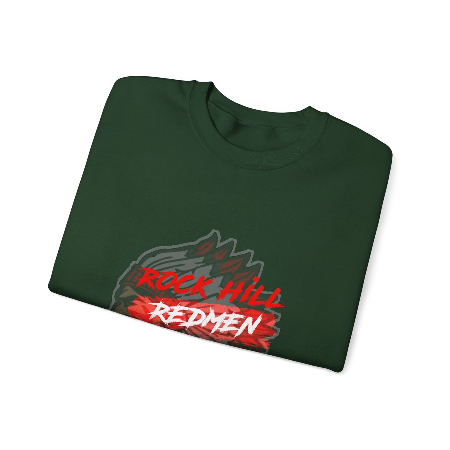 Rock Hill Redmen Basketball Crewneck Sweatshirt