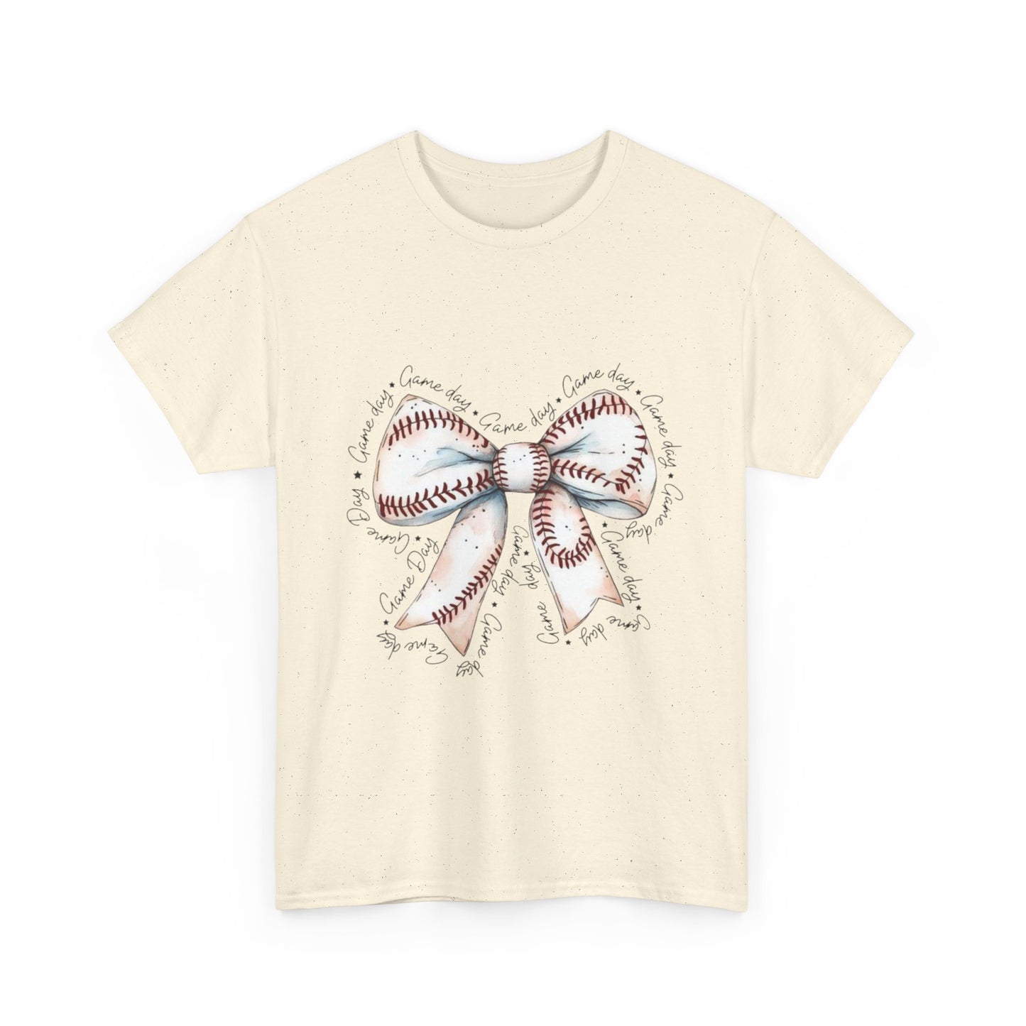 Bow Stitch Tee — Cute Hand-Drawn Ribbon Graphic T-Shirt