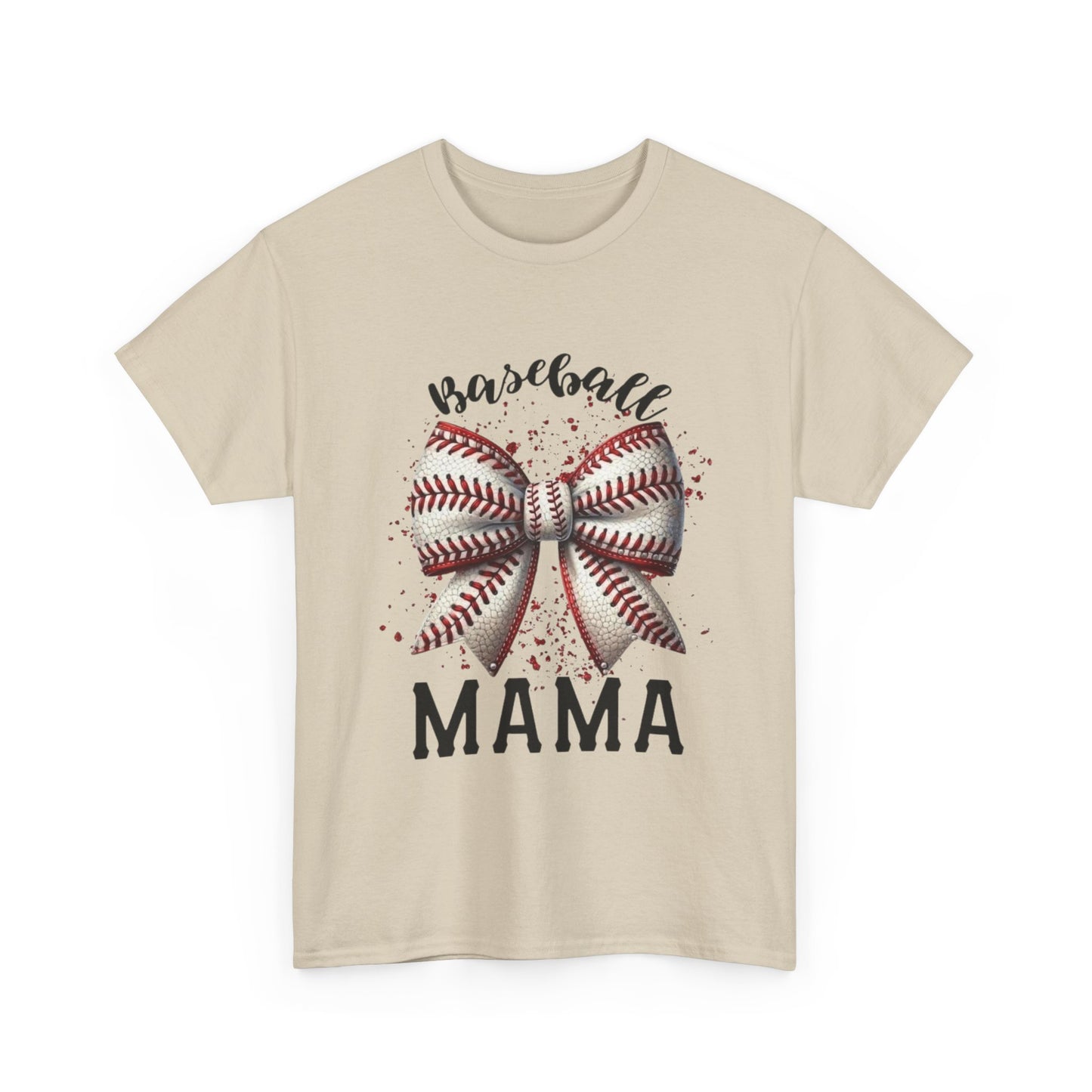 Baseball Mama T-Shirt – Mom Bow Soft Cotton Tee