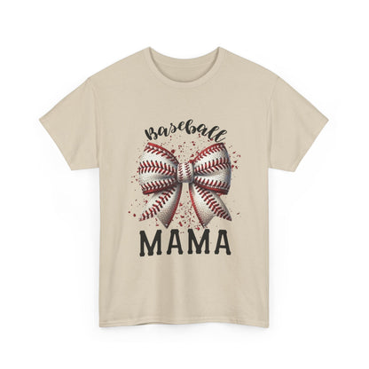 Baseball Mama T-Shirt – Mom Bow Soft Cotton Tee