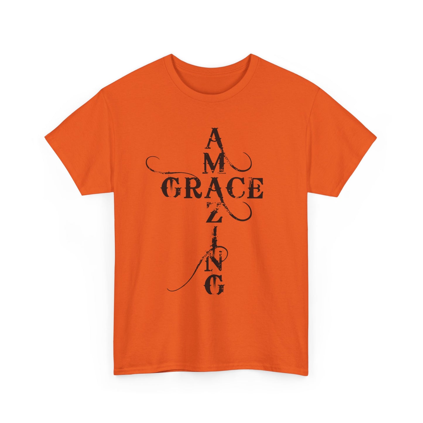 T‑Shirt — “Amazing Grace” Cross Design / “How Sweet the Sound?” Inspirational Gospel Tee