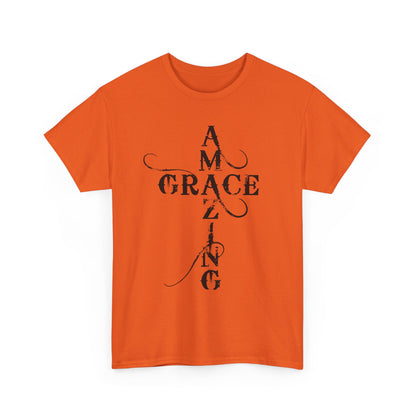 T‑Shirt — “Amazing Grace” Cross Design / “How Sweet the Sound?” Inspirational Gospel Tee