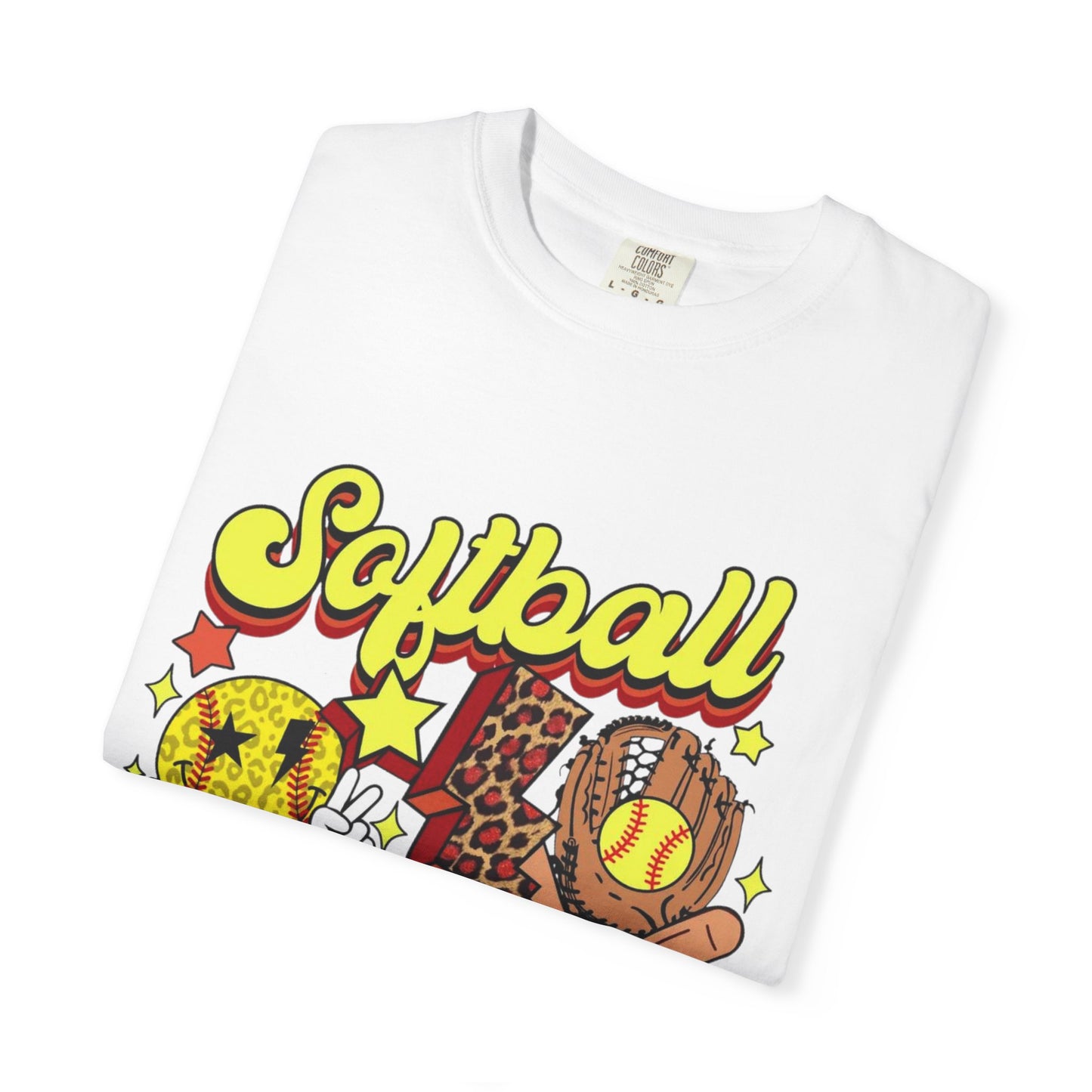 Softball Mama T-Shirt — Retro Softball Mom Graphic Tee